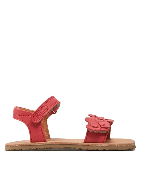 Sandali Froddo Barefoot Flexy Flowers M rdeča