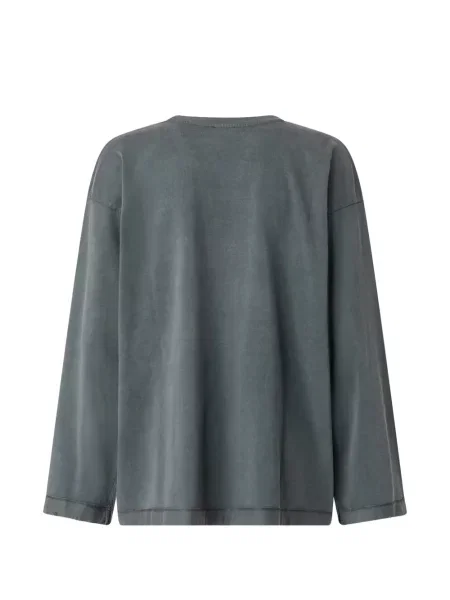 Lung tricou Pinko cu autograf gri