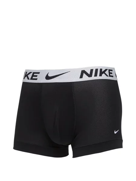 Kötött levágott póló Nike nyomtatás fekete