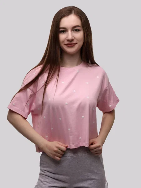 Футболка Andin розовая