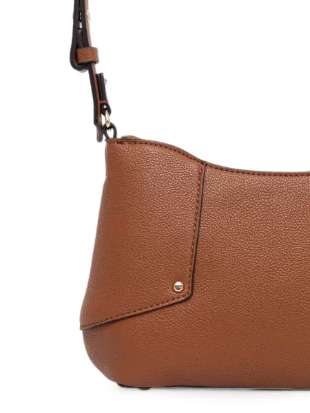 Kézitáska Guess autogrammal barna