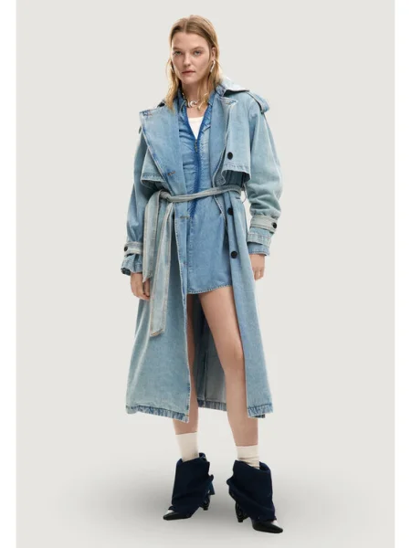 Geacă de blugi Desigual albastru