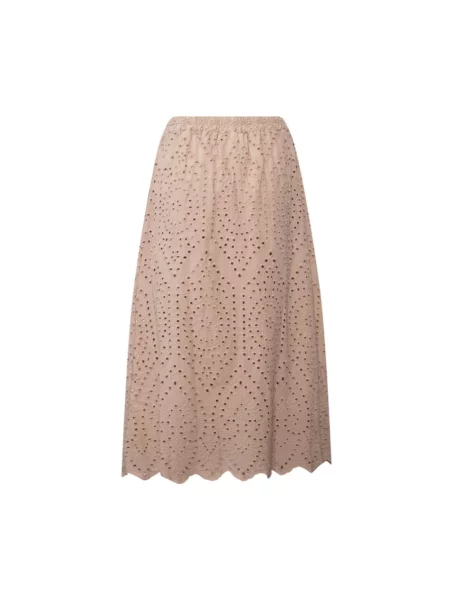 Długa spódnica maxi Tiffany beżowa