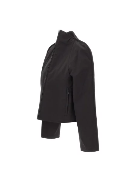 Krótka ocieplana kurtka Mm6 Maison Margiela czarna