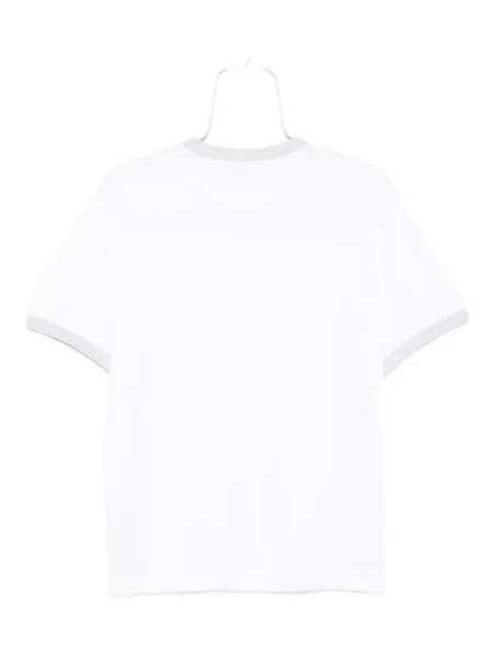 Tricou Eleventy cu decolteu rotund alb