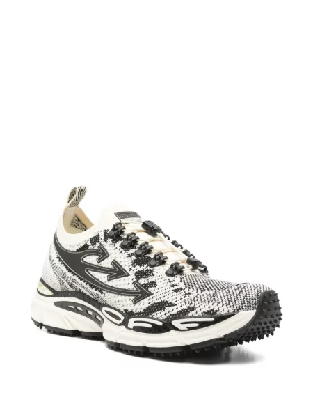 Sneakers Off-white με κορδόνια με δαντέλα λευκό