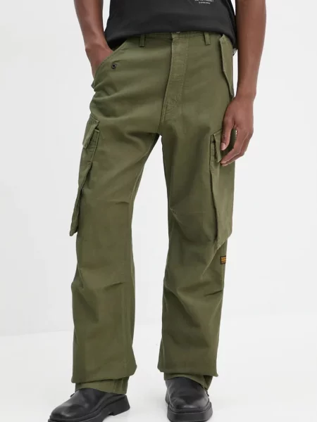 Панталон G-Star Raw със стандартна кройка зелено