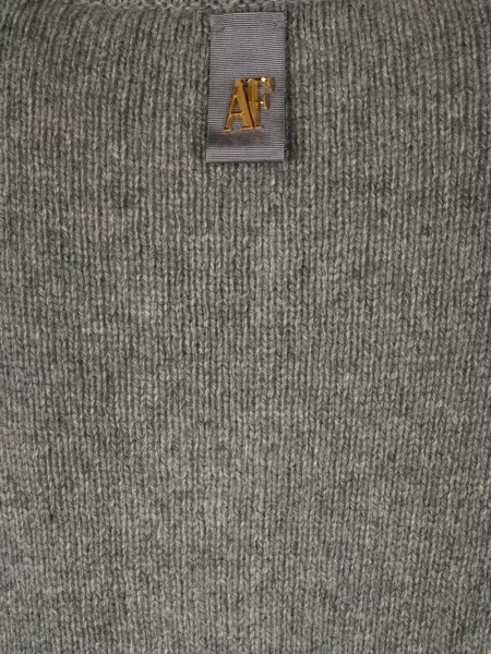 Cardigan Alberta Ferretti din dantelă gri