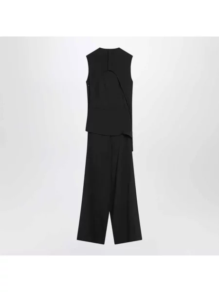 Kombinezon Alaïa drapowany czarny