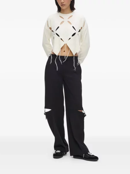 Пуловер Karl Lagerfeld Jeans с ресни