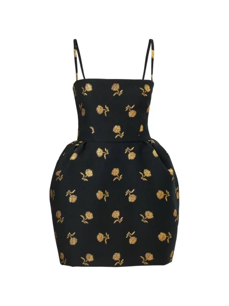 Rochie Carolina Herrera din jacard de costum negru