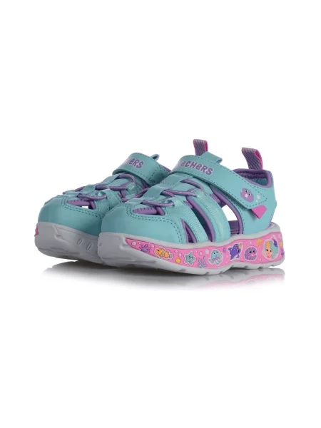 Skechers Sandale Play Scene Splash Cute Crew plava