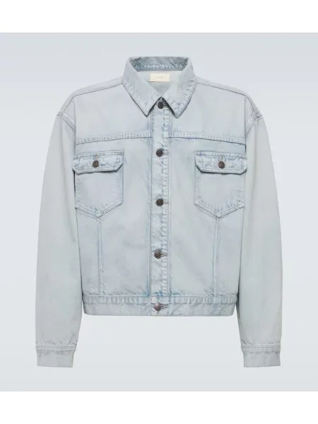 Džínová bunda The Row modrá