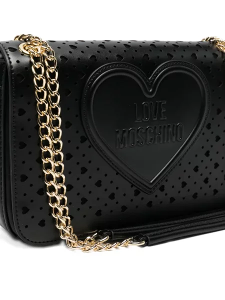 Body Love Moschino cu perforații negru