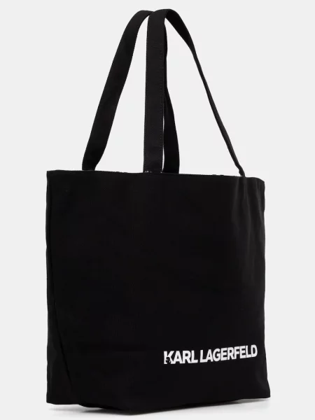 Obojstranná kabelka Karl Lagerfeld čierna