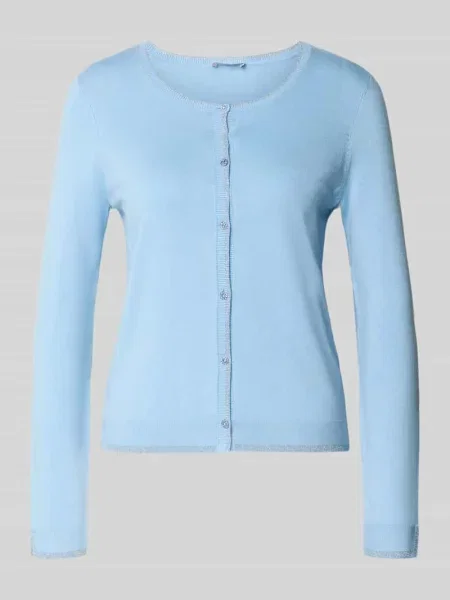 Liu Jo Sweter Z Błyszczącą Przędzą blau