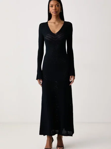Twinset rochie tricotată cu vâscoză