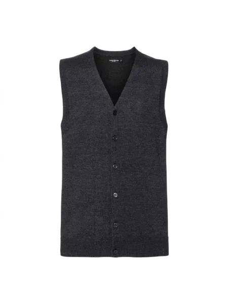 Cardigan Russell fără mâneci gri