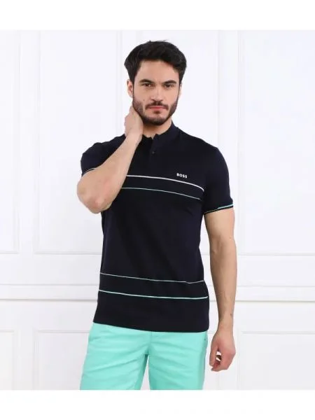 BOSS GREEN Polo Pariq verde