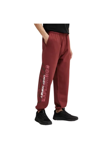 The North Face spodnie dresowe TNF X NSE czerwone
