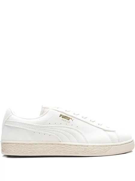 Sneakerși Puma din piele alb