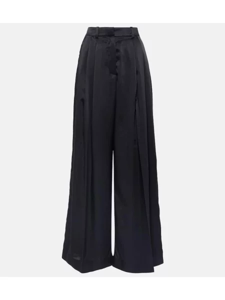 Pantaloni Jw Anderson din țesătură twill negru