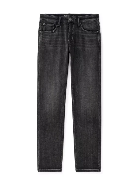 Ravne kavbojke Celio črna