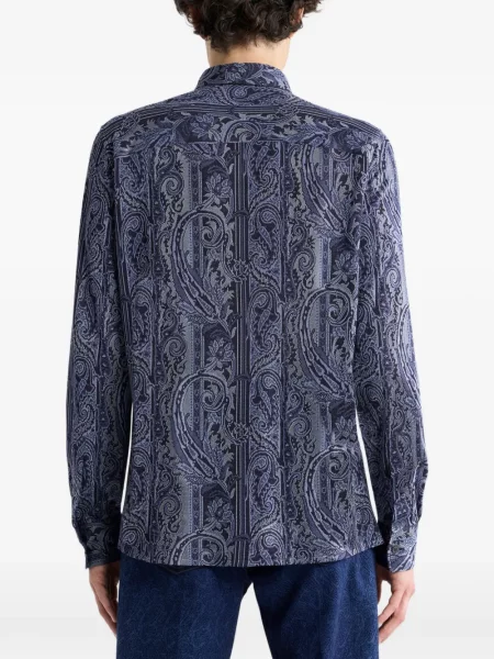 Paisley mintás ing Etro kék