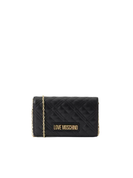 Love Moschino Geantă de umăr auriu negru