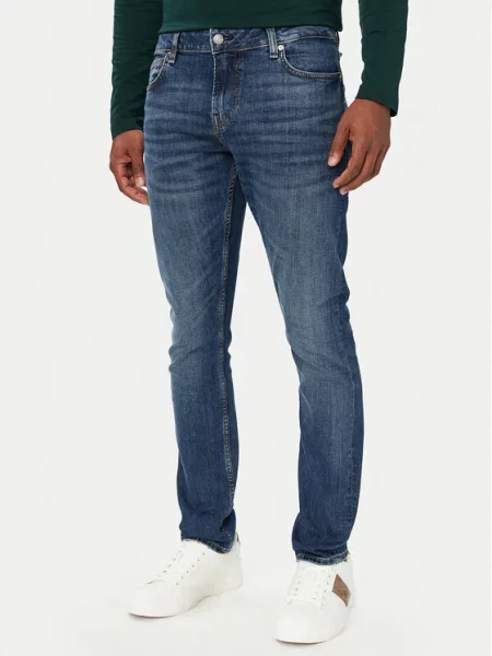 Guess Blugi Miami Skinny Fit albastru