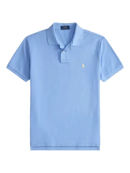 Șapcă Polo Ralph Lauren cu broderie din țesătură twill în carouri albastru