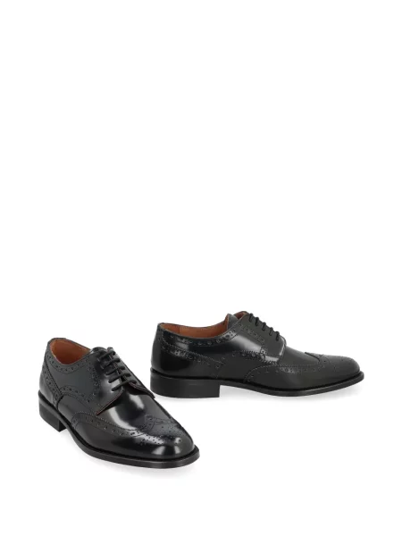 Brogues Bruno Magli cu șireturi din dantelă negru