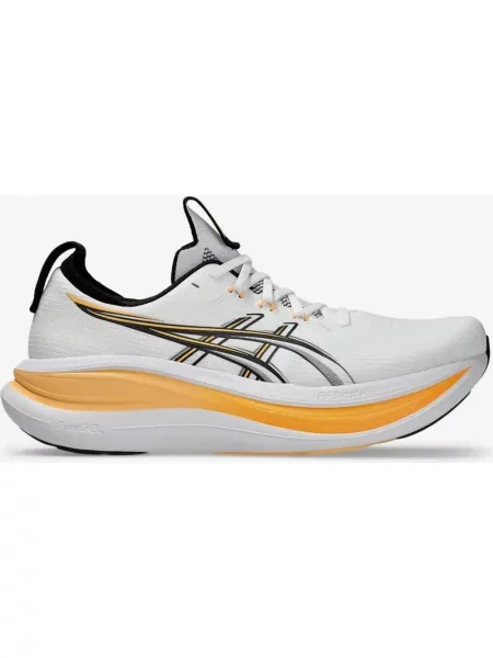 Buty do biegania ASICS Gel-Nimbus 28 pomarańczowy czarny 40 biały