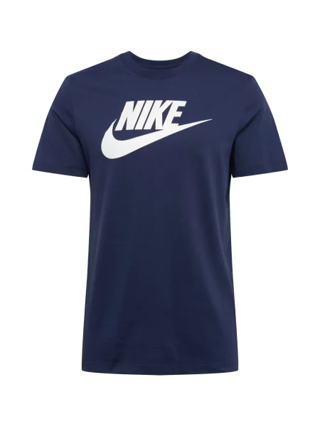 Nike Sportswear Tricou bleumarin alb