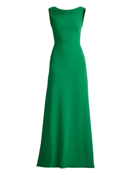 Rochie maxi Tadashi Shoji de costum verde
