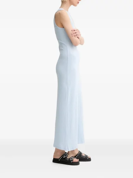 Rochie maxi Munthe fără mâneci albastru