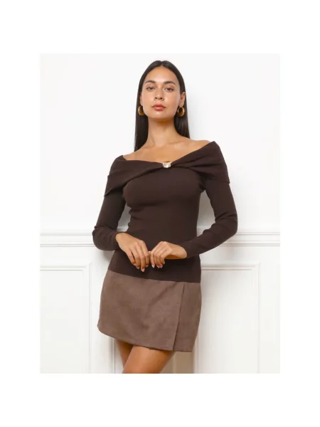 Top La Modeuse smeđa