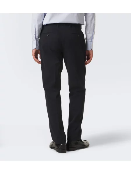 Pantaloni Zegna din cașmir albastru