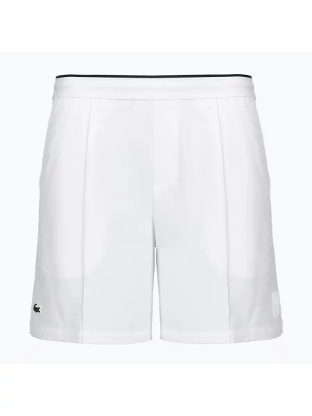Pantaloni scurți de tenis pentru bărbați Lacoste white alb