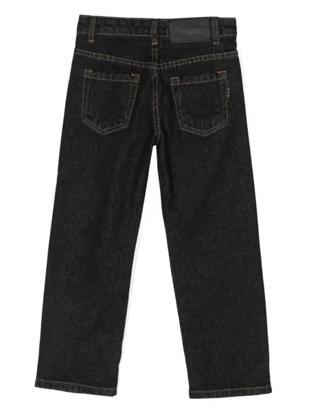 Jeansy straight leg dziecięce Molo czarne
