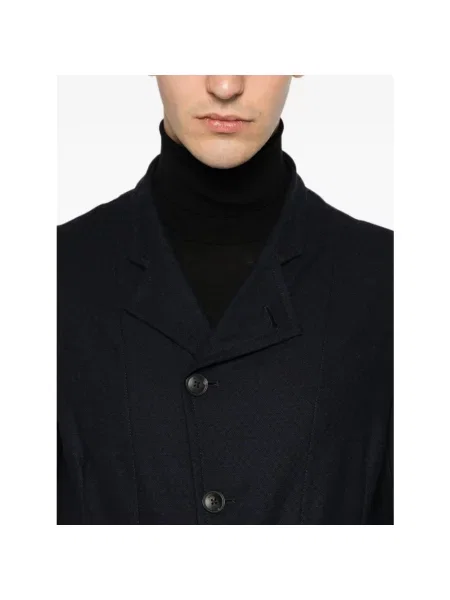 Garnitur Emporio Armani wełniany niebieski
