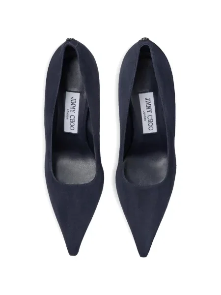 Pantofi cu toc Jimmy Choo din piele albastru