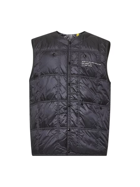 Kamizelka puchowa Moncler niebieska