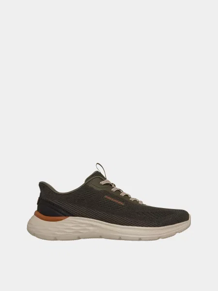 Кросівки повсякденні Skechers GARNER оливковий текстиль/штучна шкіра