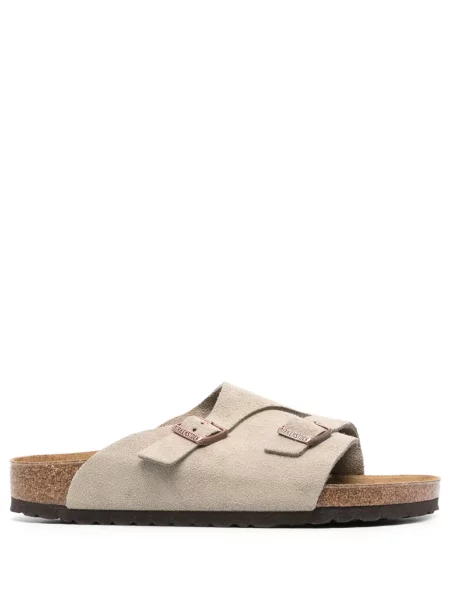 Sandale Birkenstock din piele de căprioară