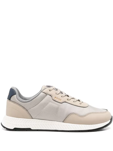Sneakerși Boss cu șireturi din dantelă