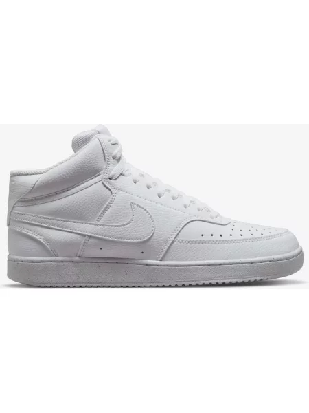 Buty do biegania Nike Court Vision Mid Next Nature jasnoszary 40 biały