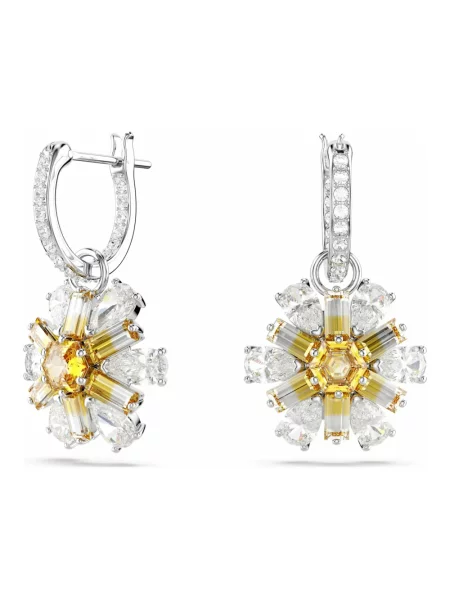 Kolczyki Swarovski szare