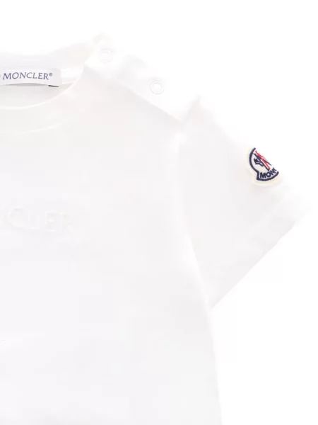 Koszulka dziecięca Moncler Enfant biała