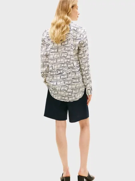 Лляна сорочка Tommy Hilfiger біла